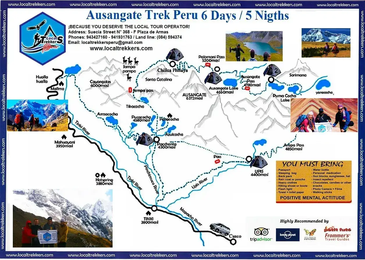 Ausangate more Rainbow Mountain Trek 7 days and 6 nights (Rainbow Mountain, Jampa Pampa, Palomani Pass) - Local Trekkers Peru - Local Trekkers Peru 