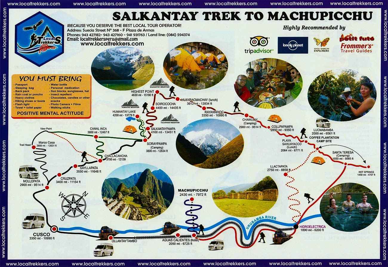 Salkantay Trek to Machu Picchu 5 days and 4 night Galmping (Humantay Lake, Chaullay and Santa Teresa) - Local Trekkers Peru - Local Trekkers Peru 