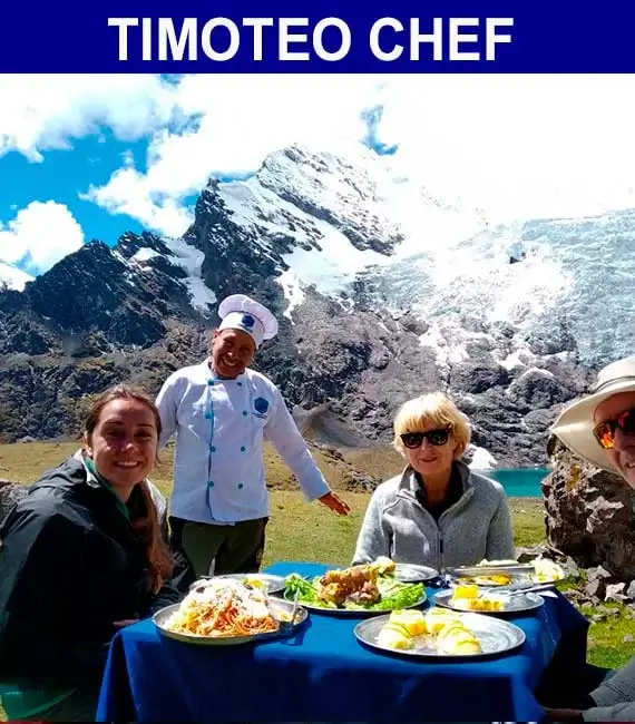 Timoteo Chef Local Trekkers Peru