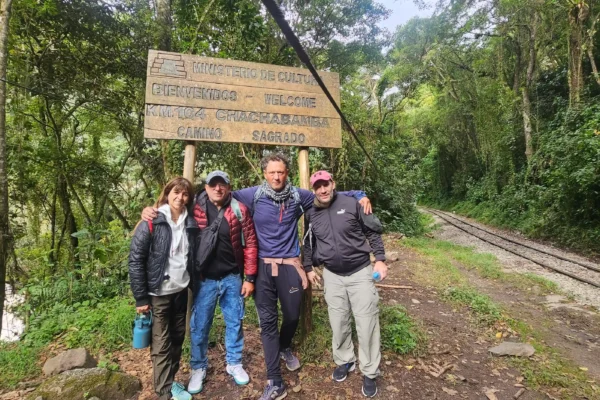 Inicio camino inca corto km 104 chachabamba cuscoperu
